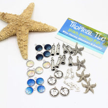 Load image into Gallery viewer, 32 Nautical Beach Charms &amp; Mermaid Set
