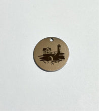 Load image into Gallery viewer, Nubble Lighthouse Stainless Steel Charm -single
